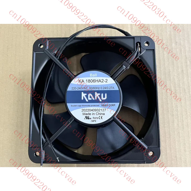 

For KAKU Cooling Fan KA1806HA2-2 220v/240v 55/56w 180x180x65mm