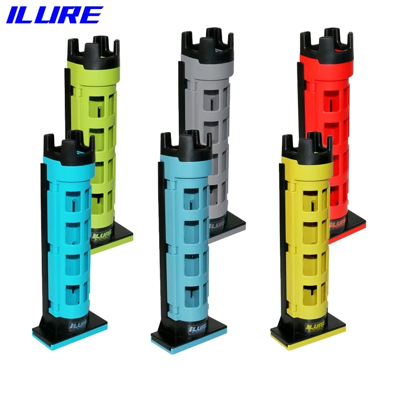 Multifunctional Barrel Holder Detachable Portable Fishing Box Rod Stand Fishing Box Rod Barrel Holder Fishing Box Pole Accessory