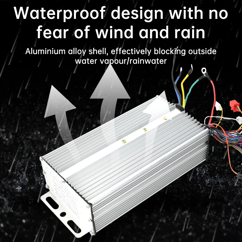 48V 60V 72V 84V 2000W-3000W 複列 18 チューブブラシレスコントローラ電動自転車/電動自転車/三輪車/オートバイ用