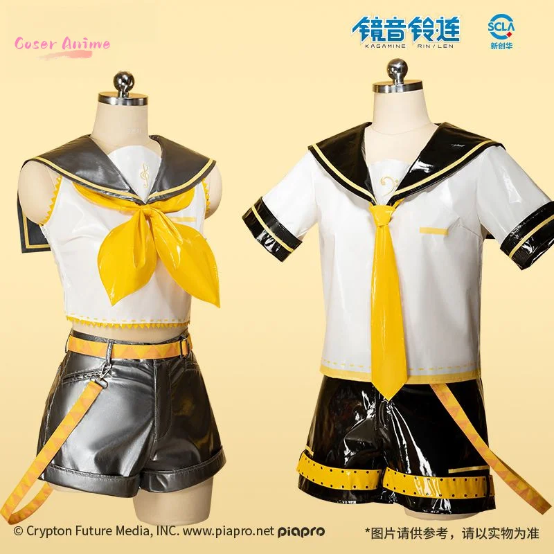 

Kagamine Len/Kagamine Rin Cosplay Costume JK Uniform Halloween Carnival Party Christmas Play Role Clothes Clothing