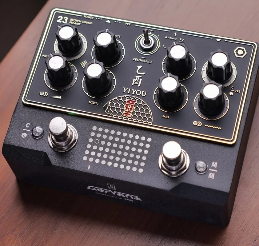 

Металлическая педаль эффектов Handmade High Gain Prp Gervana для гитары: винтажный вид и ощущение, настраиваемый звук