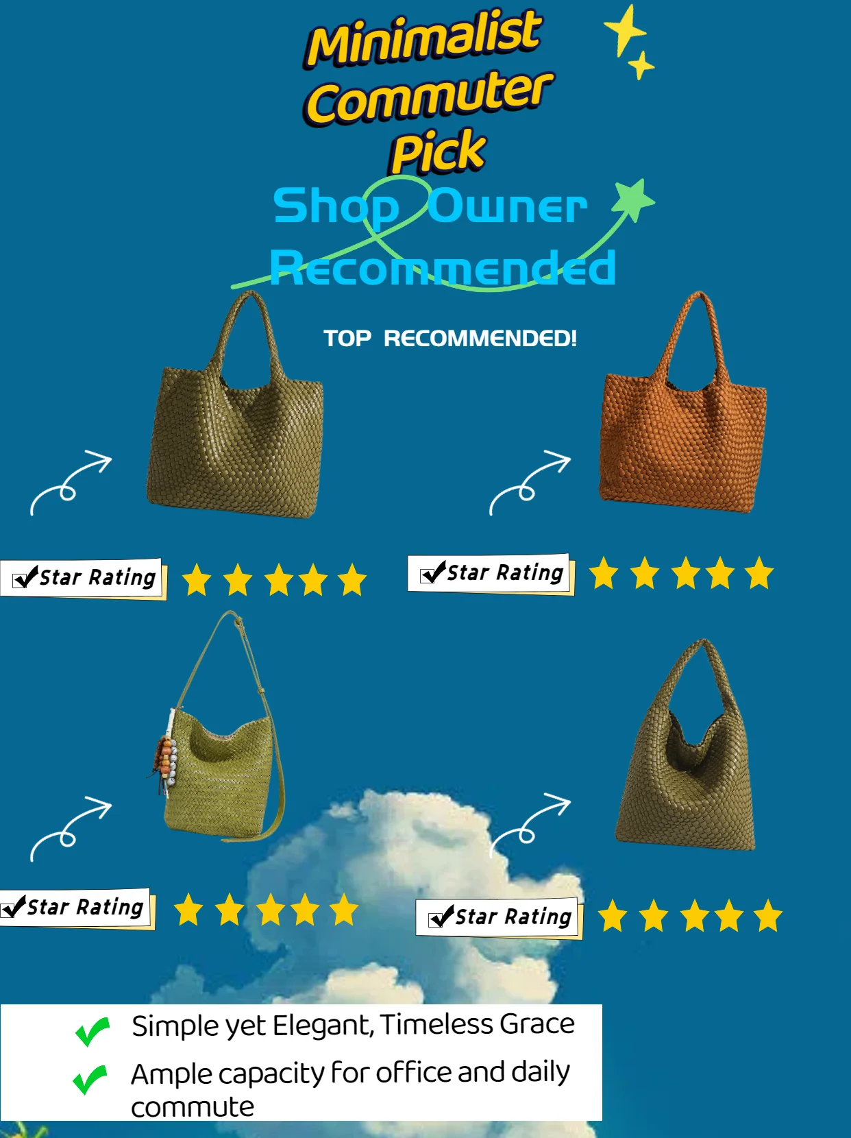 Leichte, luxuriöse, handgefertigte, gewebte PU-Tasche, Designer-Tasche mit Tragegriff, tägliche Pendeltasche für Damen, einzelne Umhängetasche, Freizeit- und Outdoor-Reisetasche – Detail 1