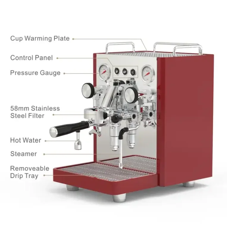 RTS Automatic Commercial Coffee Maker Barista Espresso Coffee Machine for Sale Professional China Electric Stainless Steel