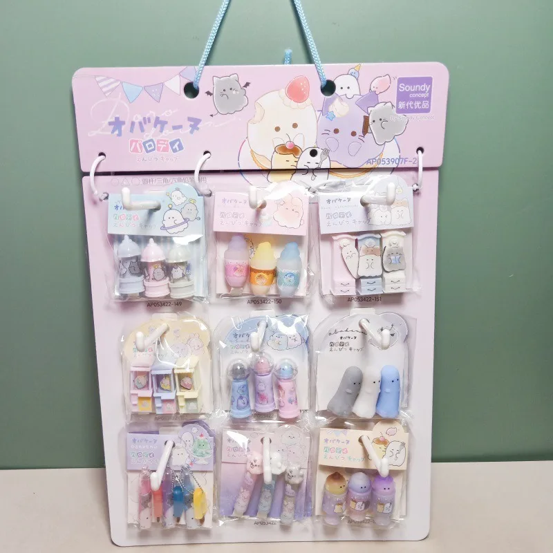 Cute Shaped Pencil Caps Pencil Accessories 3D Beverage Crystal Ball Ice Cream Pencil Protection Cover Students Stationery Gifts