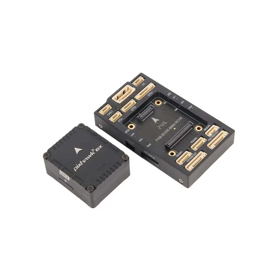 HolyBro Pixhawk 6X (ICM-45686) - Mini Pixhawk Baseboard & PM02D Power Module - SKU: 11073+18074+15011