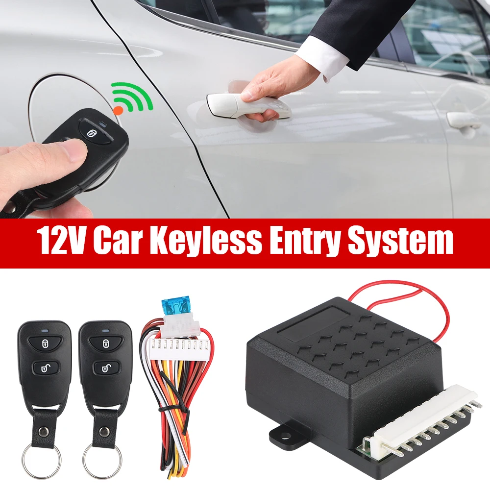 

Auto Remote Central Kit Universal 12V Car Remote Central Door Lock Keyless System Car Door Window Truck Master Lifter