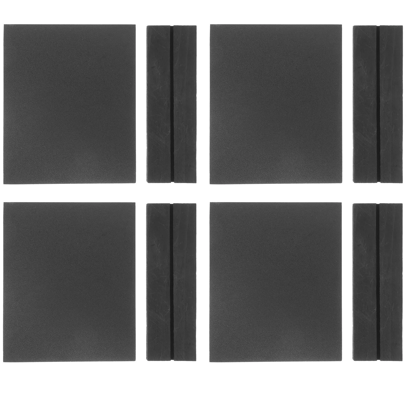 4Pcs Creative Blackboard Double-Sided Writing Boards with Solid Base for Home Office Party Birthday Decoration