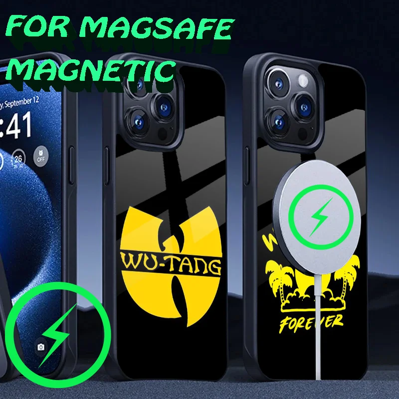 WU-T-TANG CLAN Phone Case For iPhone 16,15,14,13,12,11,Plus,Pro,Max Mini Magsafe Magnetic Wireless Charging