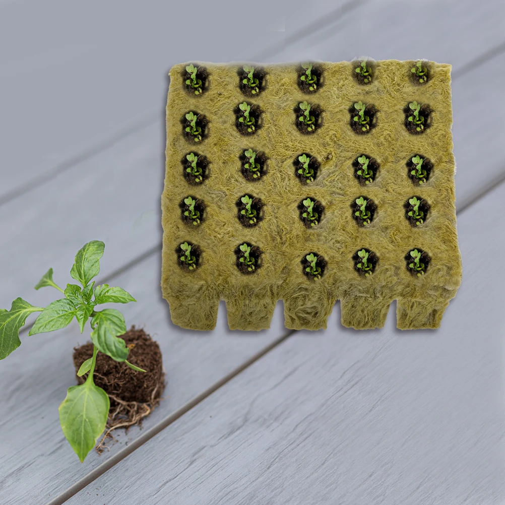 

Matrix Cotton Plug Soilless Cultivation Seedling Block Starter Plugs High Water Absorption Air Permeable Degradable