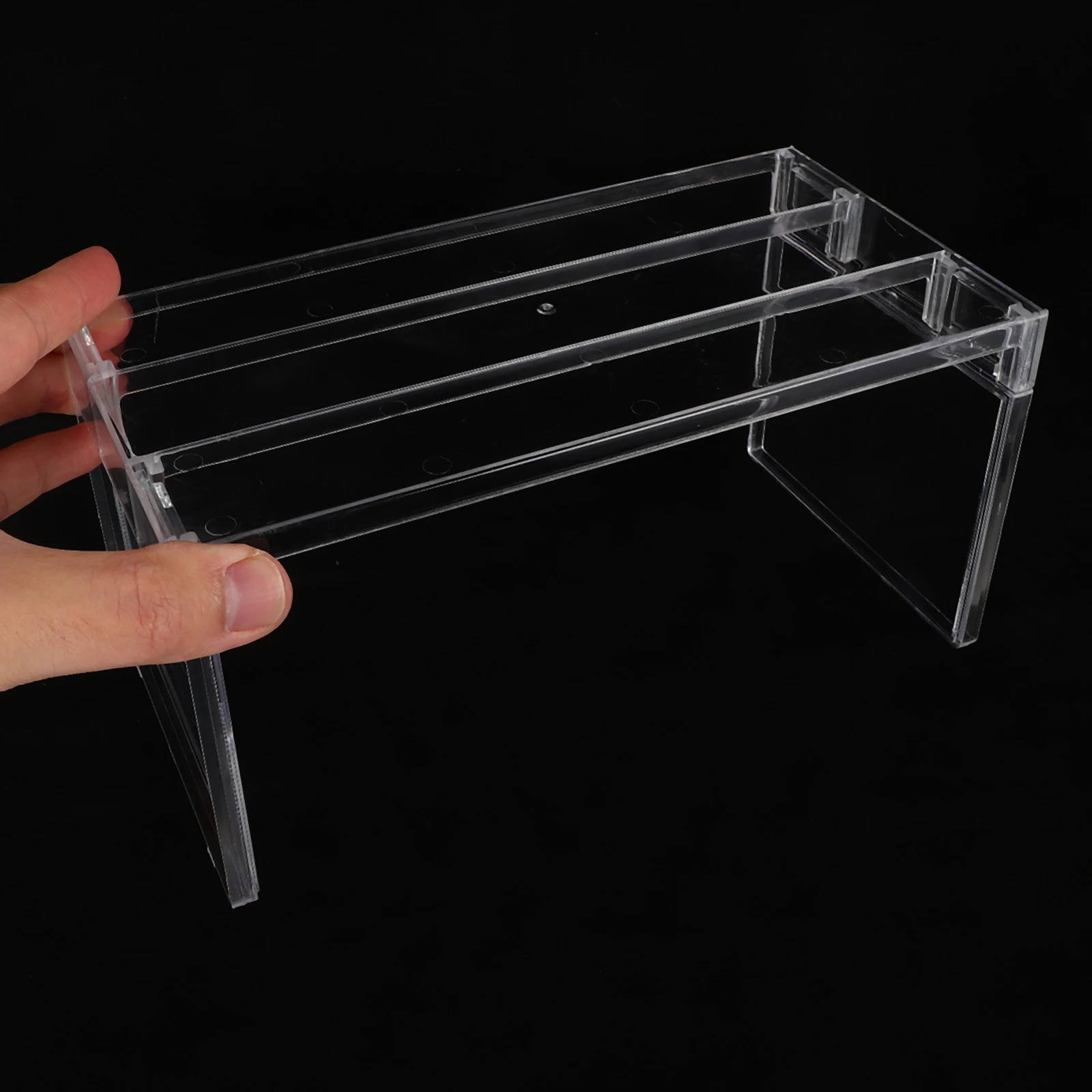 

Fridge Storage Refrigerator Divider Large Spice Storage Shelf Clear Acrylic Shelf Separator Plastic Freezer Kitchen Cabinets