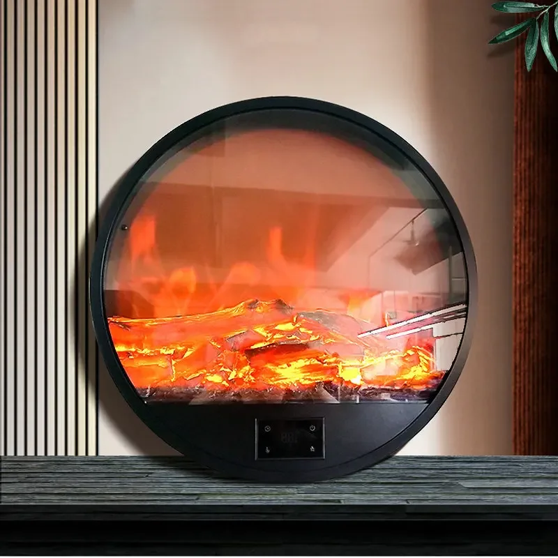 embedded European heating electronic fireplace core customization, simulated flame fireplace decorative cabinet customization