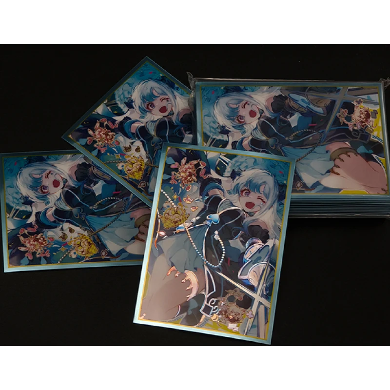

63X90Mm 60Pcs/set Diy Self Made Yu-Gi-Oh! Maliss Card Sleeves Color Flash Ygo Maliss Card Protective Cover Anime Cards Gift Toys