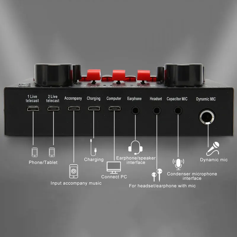 Imagem -03 - Kit de Microfone Articulado bm 800 com Microfone Microfone para pc para Streaming Som Studio V8s bm 8000