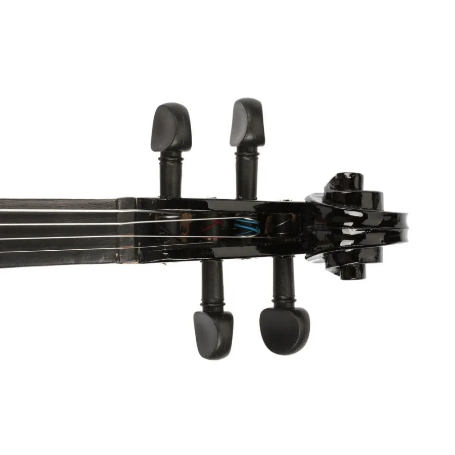 New 3 4 Acoustic Violin Case Bow Rosin Black