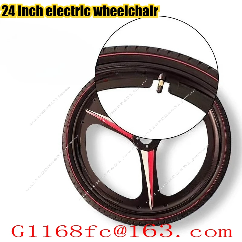 Complete List of Accessories for 24 Inch Electric Wheelchairs with Rear Wheels, Universal Wheelchair  Inflatable Tires