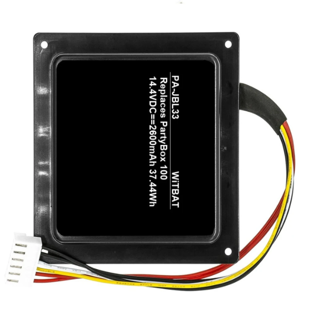 Replacement Compatible with JBL Partybox 100 High Power Portable Wireless Bluetooth Party Speaker 2600mAh SUN-INTE-260 Battery