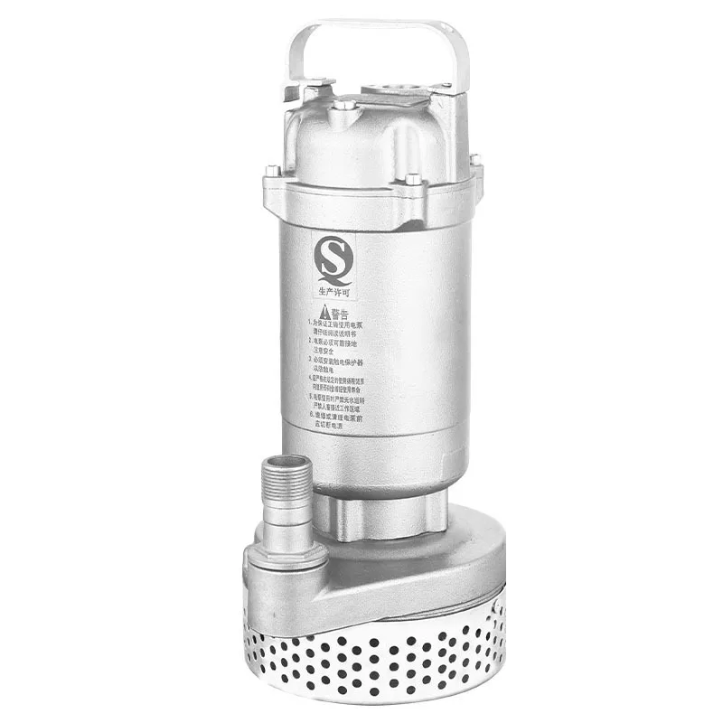 

0.55KW stainless steel submersible pump W corrosion-resistant acid-base high-temperature pump 304/316 stainless steel sewage