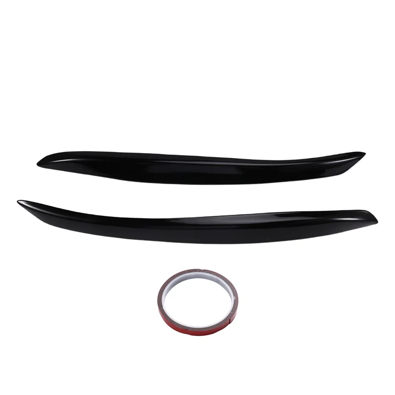 

Car Light Decorative Cover Accessories Gloss Black For TT 8J 2006-2014 Headlight Eyelid