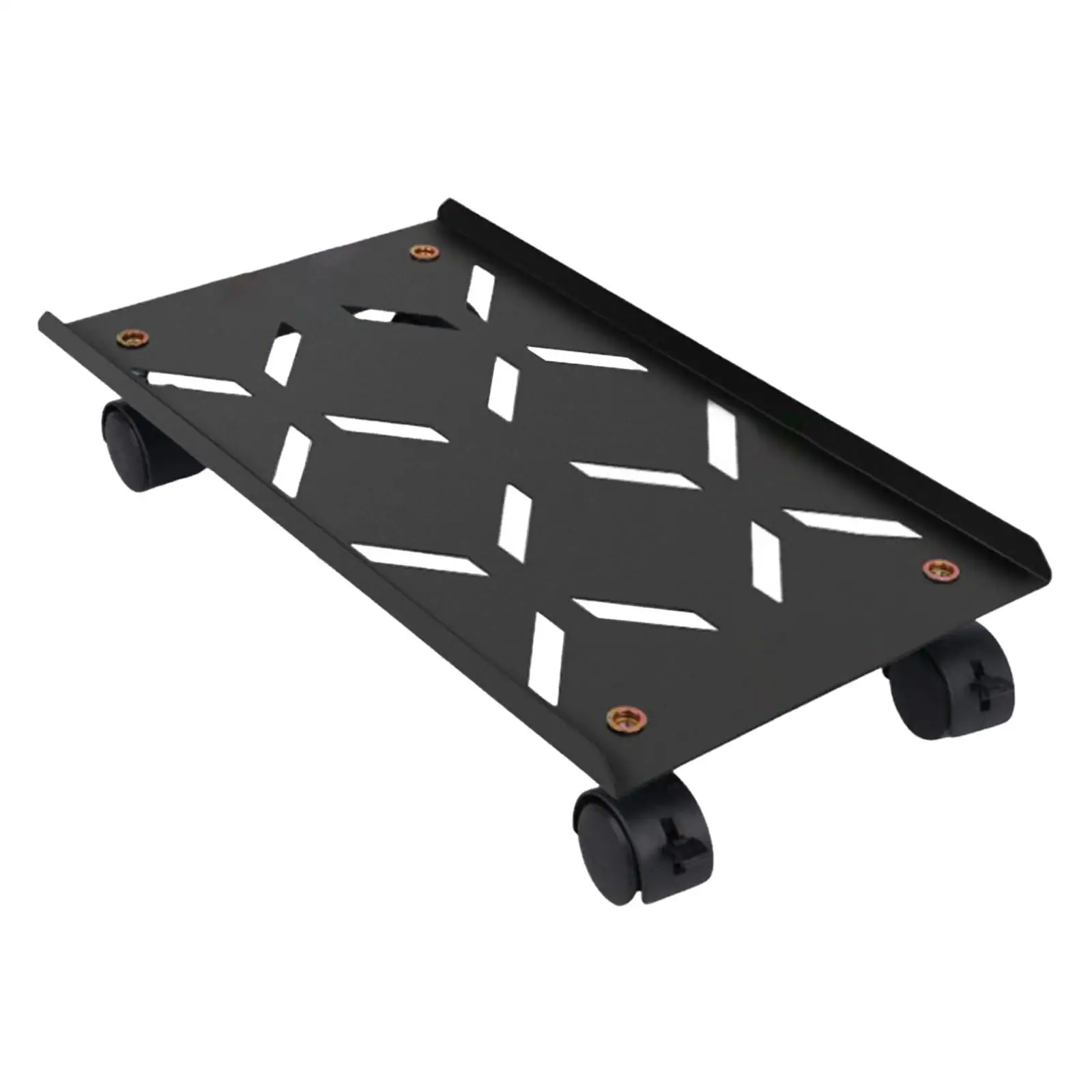 Computer Tower Stand with Wheels Accessory for Floor Carpet PC Cart CPU Stand for Home under Desk Office Gaming Rooms