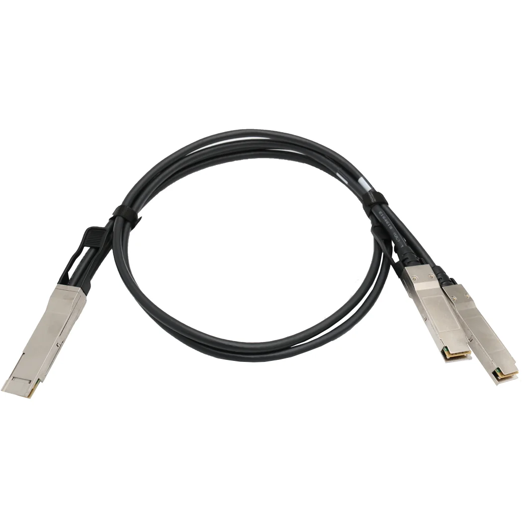 400G TO 2*200G QSFP DAC Passive Stacking Copper Cable; 1/1.5/2/3M, PAM4,30AWG,PVC;Ethernet switch Cisco,JUNIPER