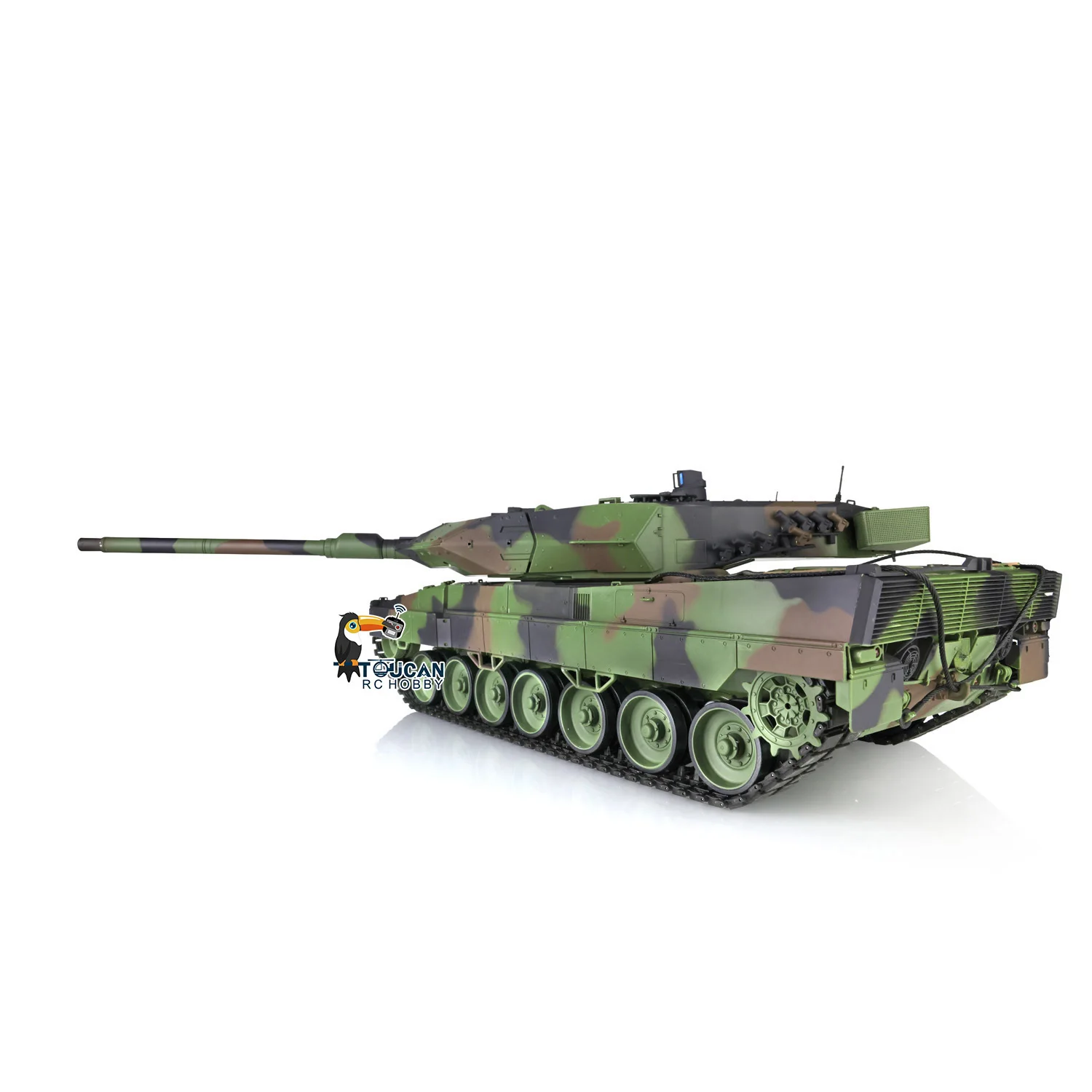 2.4G HENG LONG 1/16 Scale 7.0 Plastic Leopard2A6 RTR RC Tank Barrel Recoil 3889 Remote Control Toys for Boy BB TH17574-SMT4
