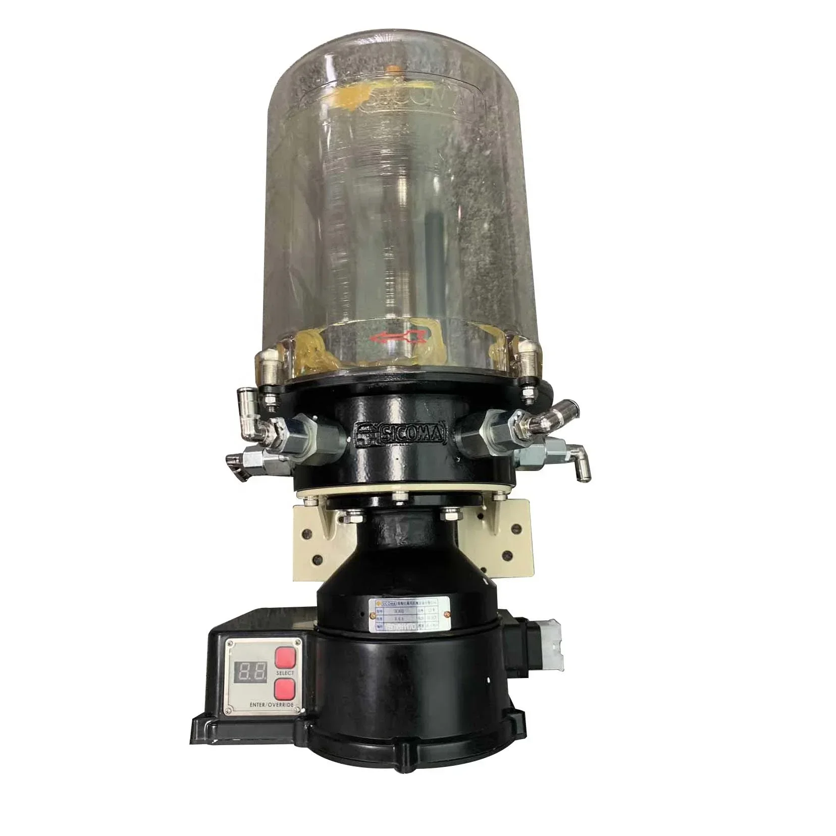 Automatic Electric Lubrication Pump 302.DC402 for Concrete Batching Plant 380V 24V Grease Thick Oil Pump with High Precision And