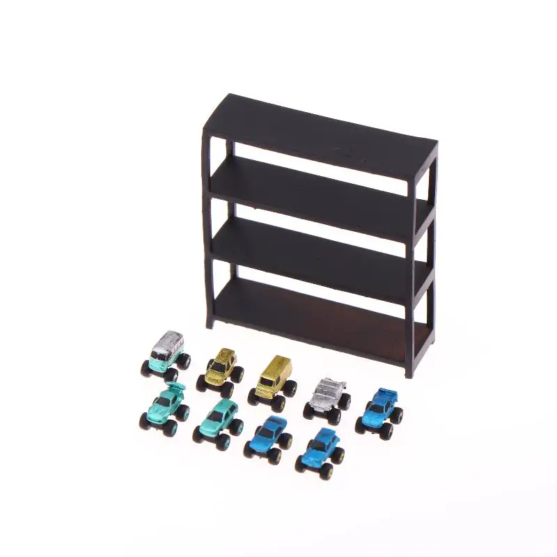 Kit de diorama de garaje en miniatura para coches modelo a escala 1:64 y 1:10 - Escena de reparación DIY con accesorios para exhibiciones artesanales