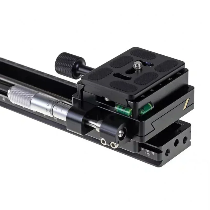 Best Seller First Sharing Good Things Double Precision Stacked Photography Micrometer Head Micro Trimming Guide 180MM Macro Focu