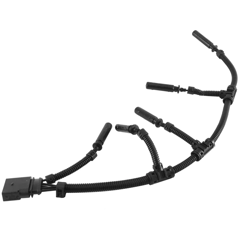 10X Car Glow Plug Bridge Wiring Harness For Transporter 2.5 TDI 2003-2010 070971277B