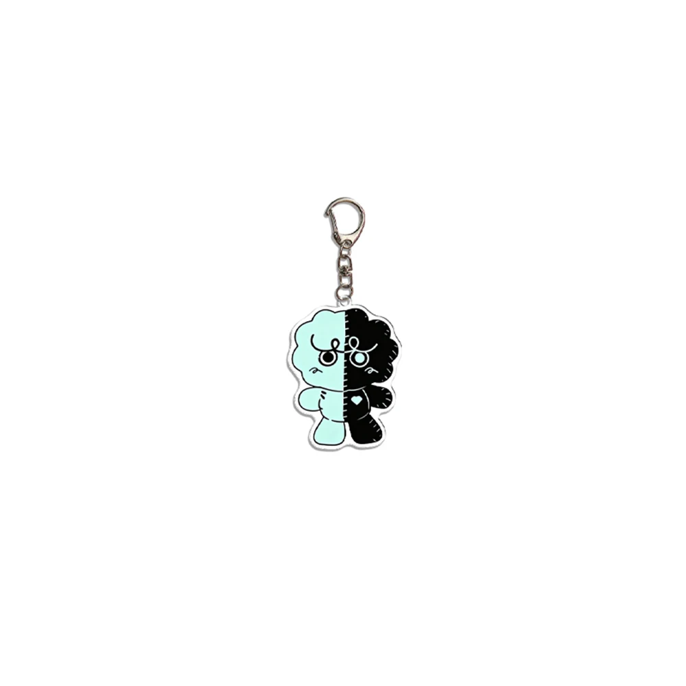 2026 Taemin Key Personaliy 5CM Figure Keyring Minho Onew Cartoon Member Acrylic Keychain Backpack Car Key Accessories Fans Gift