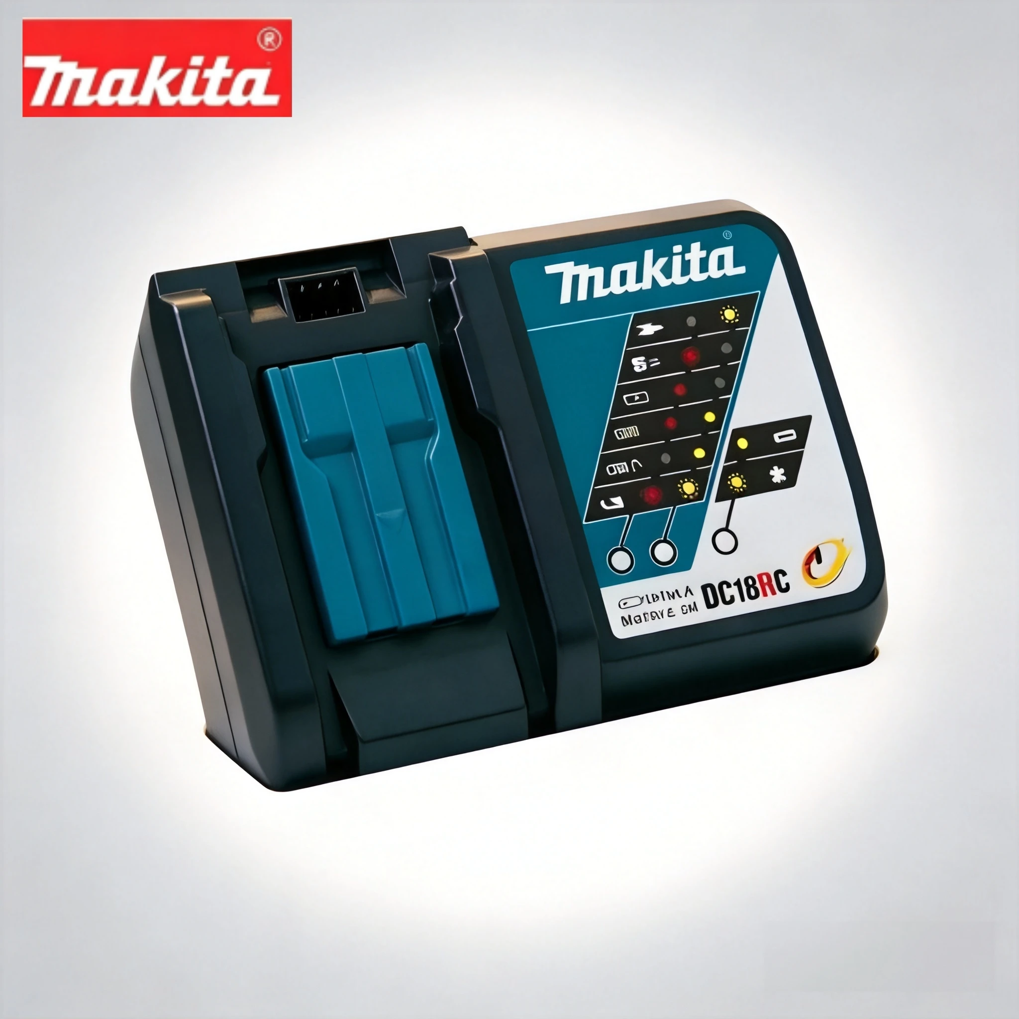 DC18RF Li-ion Battery Charger 3.5A Charging Current for Makita 14.4V 18V BL1830 Bl1430 DC18RC DC18RA Power Tool with USB