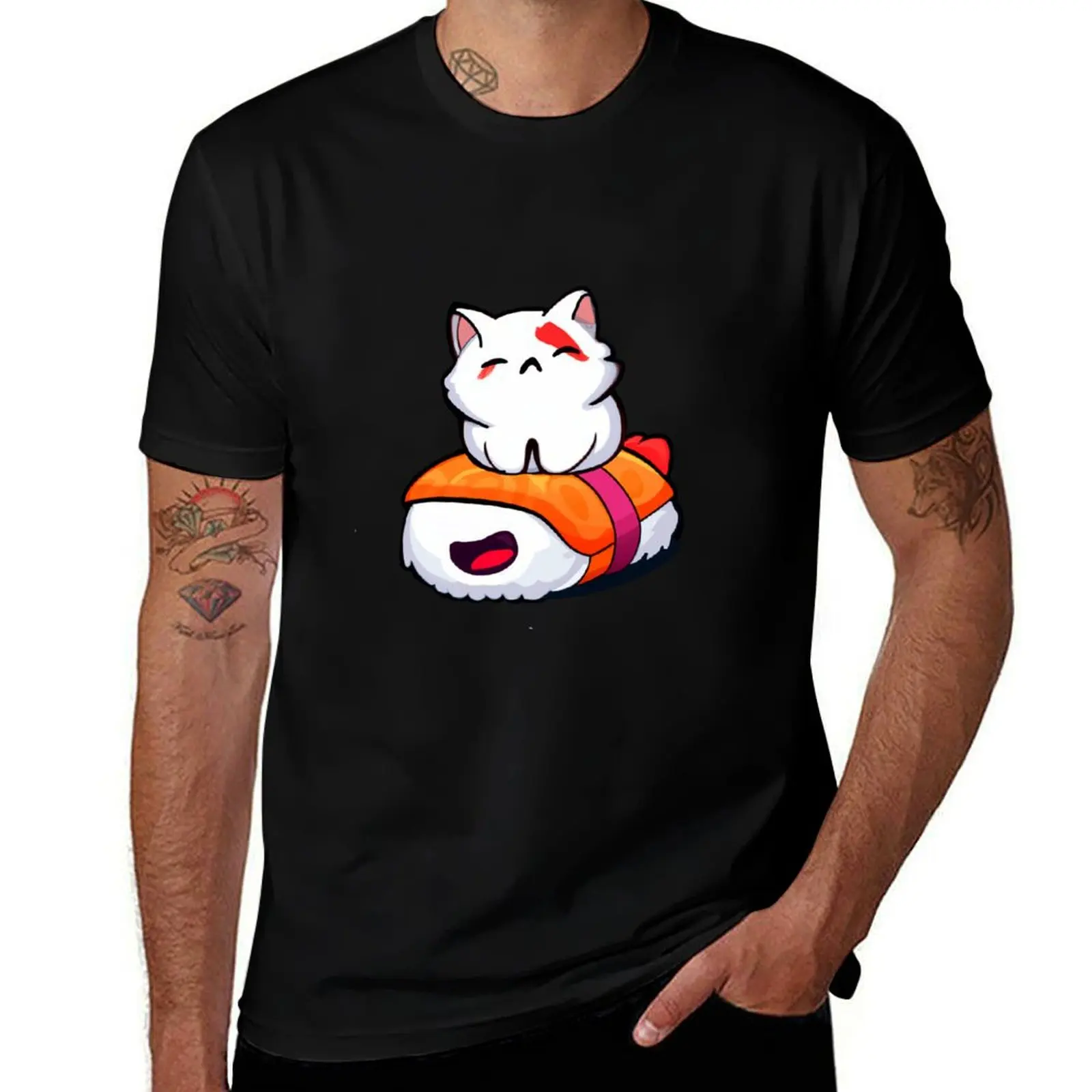 

Sushi Cats T-Shirt cotton t shirt pack funny t shirts dark humor