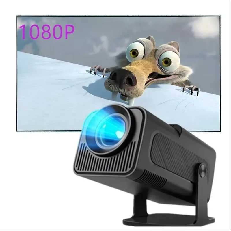 HY320 HY300 Professional Projector Mini Portable LCD 1080 Projector Home Smart Light Emitting Diode Android 11 5g Wireless Video