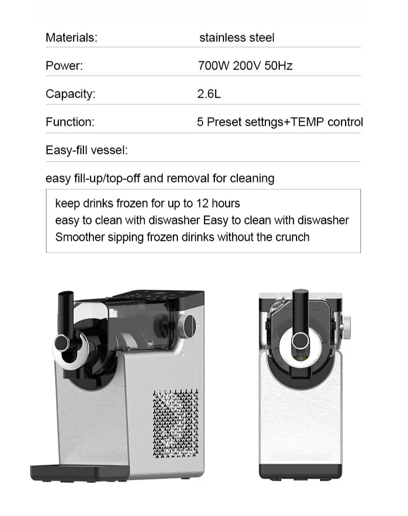Popular Mini Ice Cream Machine Wholesale Frozen Household Ice Snow Machine Ice Cream Machine 700W