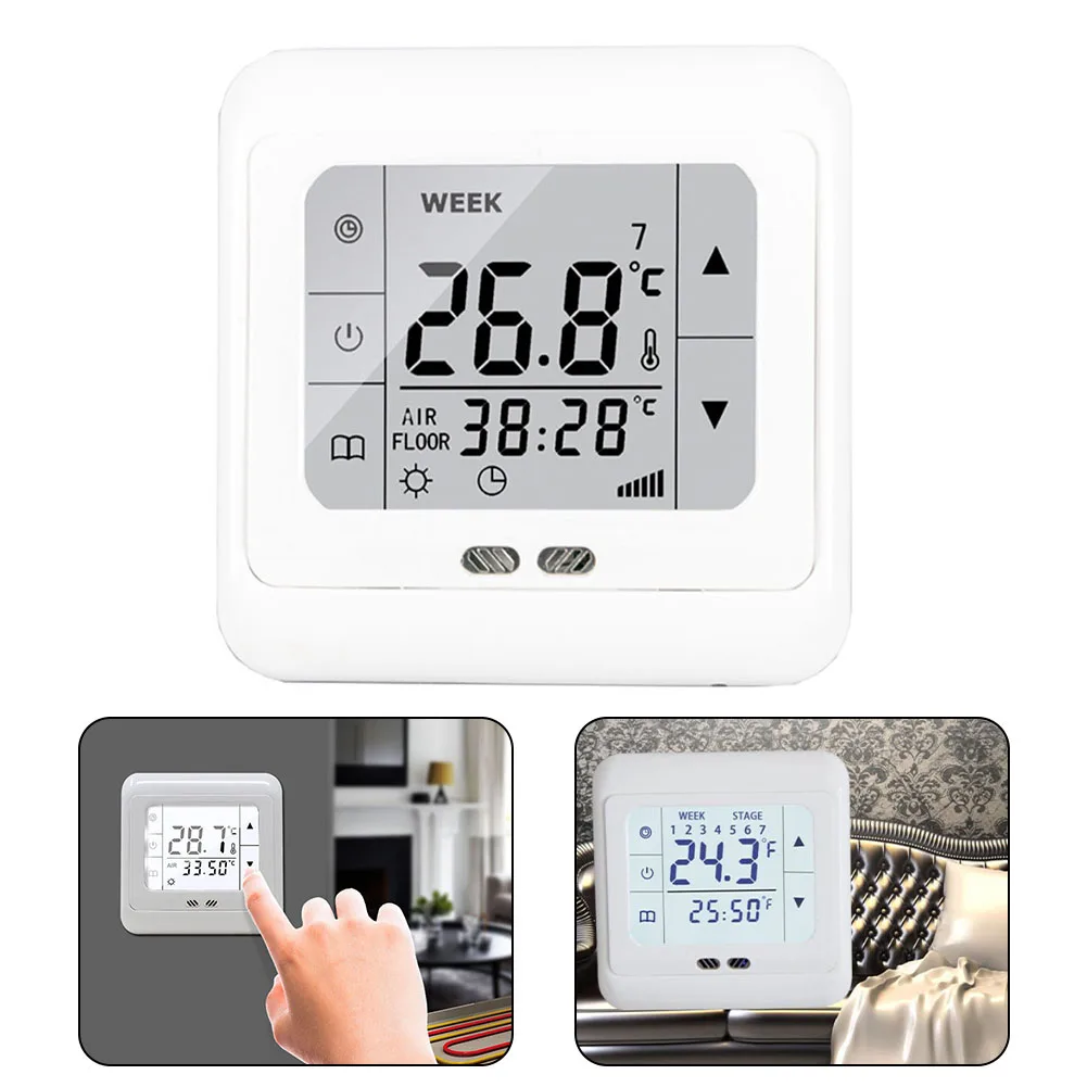 Thermostat Programmable LCD Digital Weekly Programmer Thermostat Thermostat Programmable For Warm Floor Heating Thermoregulator