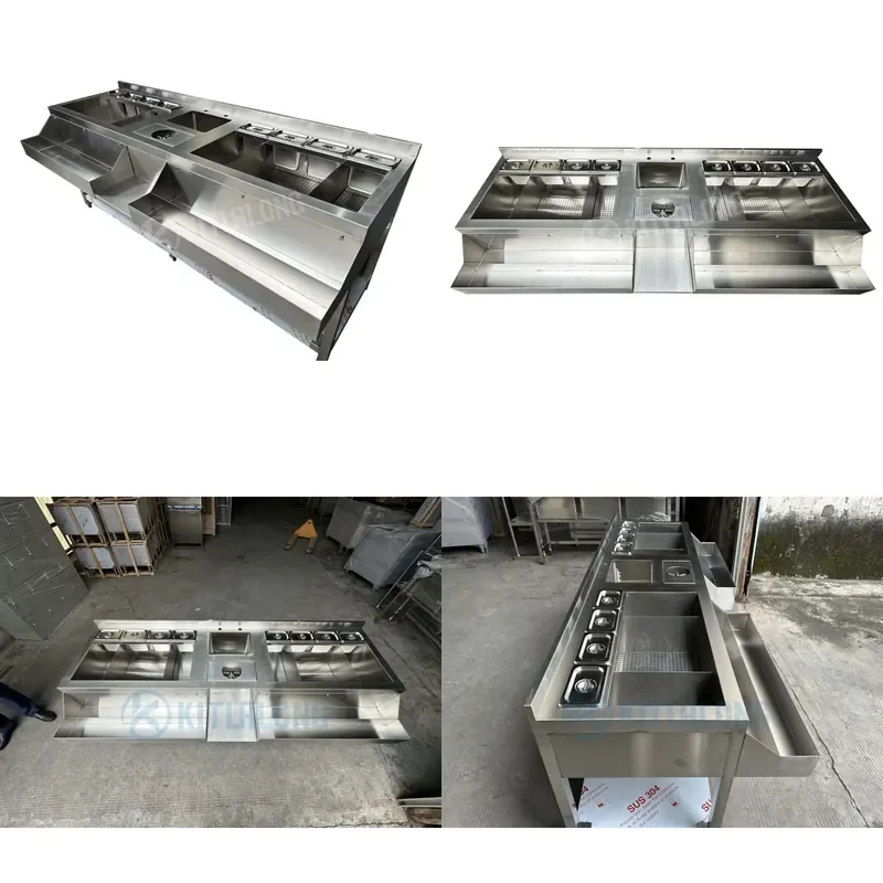 for Bar Station Stainless Steel Cocktail Cart Wheeled Mobile Bar Table for Home Party Event European Style Drink Serving