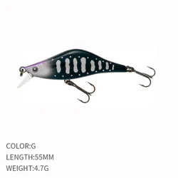 Señuelo pesca wobbler 55mm – Artificial dura para trucha y lubina