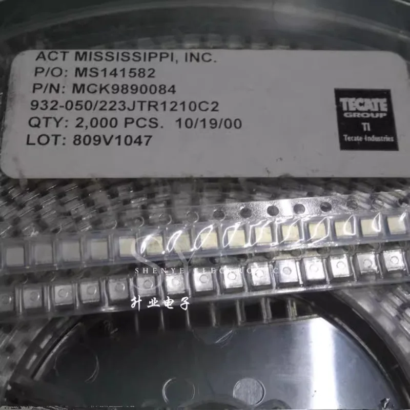 

20PCS Tecate 0.022uf/50v 22nf 223 Patch polyester capacitor Film capacitor SMD1210