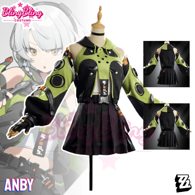 ZZZ Anby Cosplay Costume game Zenless Zone Zero Cosplay Anby Demara Cos Costume Anby Cosplay Women Carnival Party Suit