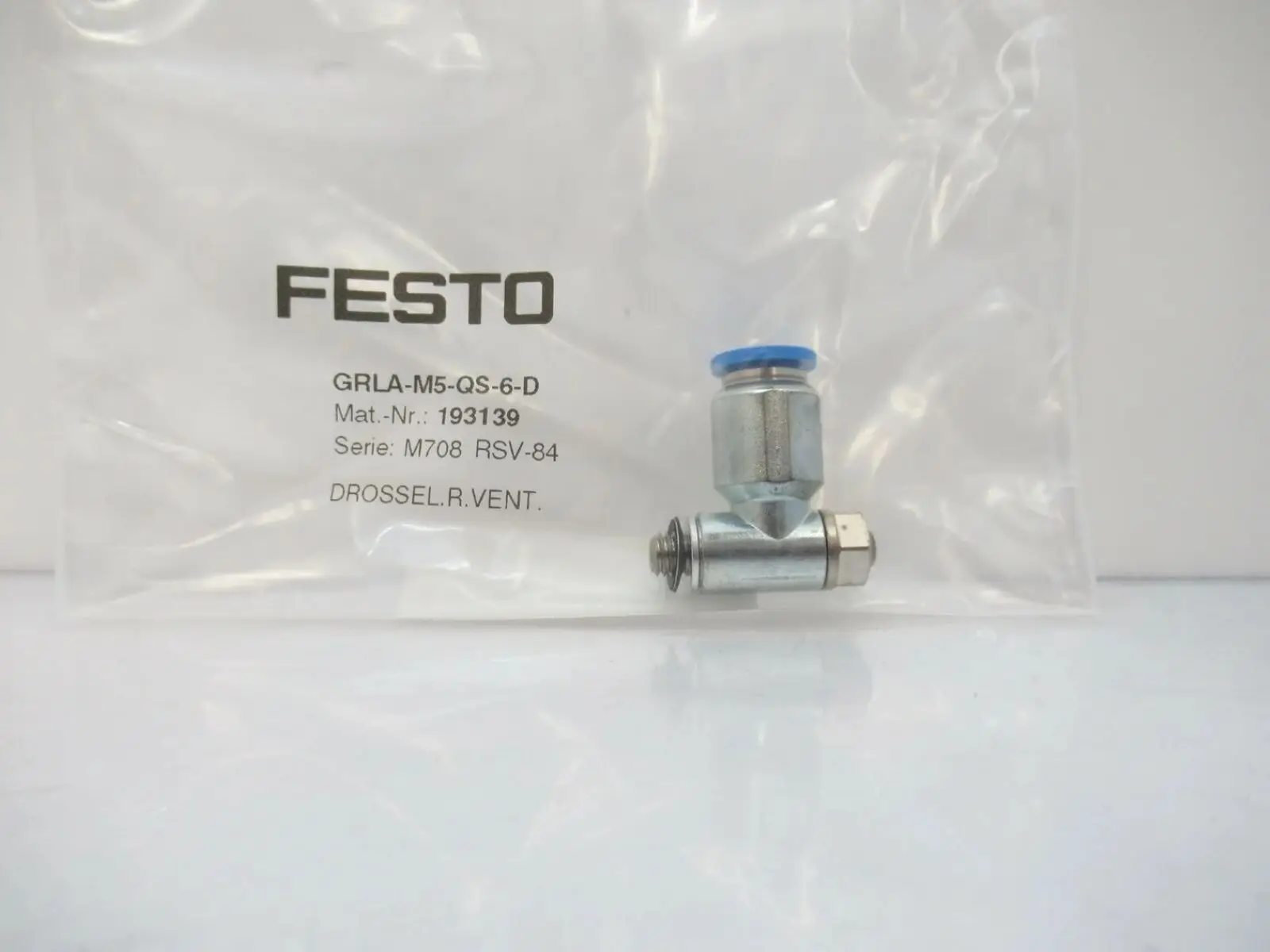 One-way flow control valve GRLA-M5-QS-6-D 193139