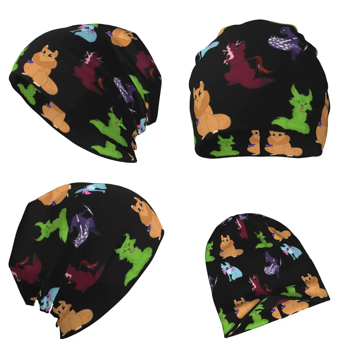 المطر العالم Downpour الدافئة محبوك قبعة الهيب هوب بونيه قبعة الخريف الشتاء في الهواء الطلق بيني القبعات للرجال النساء الكبار