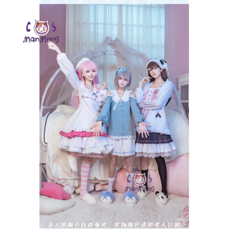 

BanG Dream! Taki Shiina Anon Chihaya Takamatsu Tomori Cosplay Costume Halloween sleepwear party dress socks accessories prop set