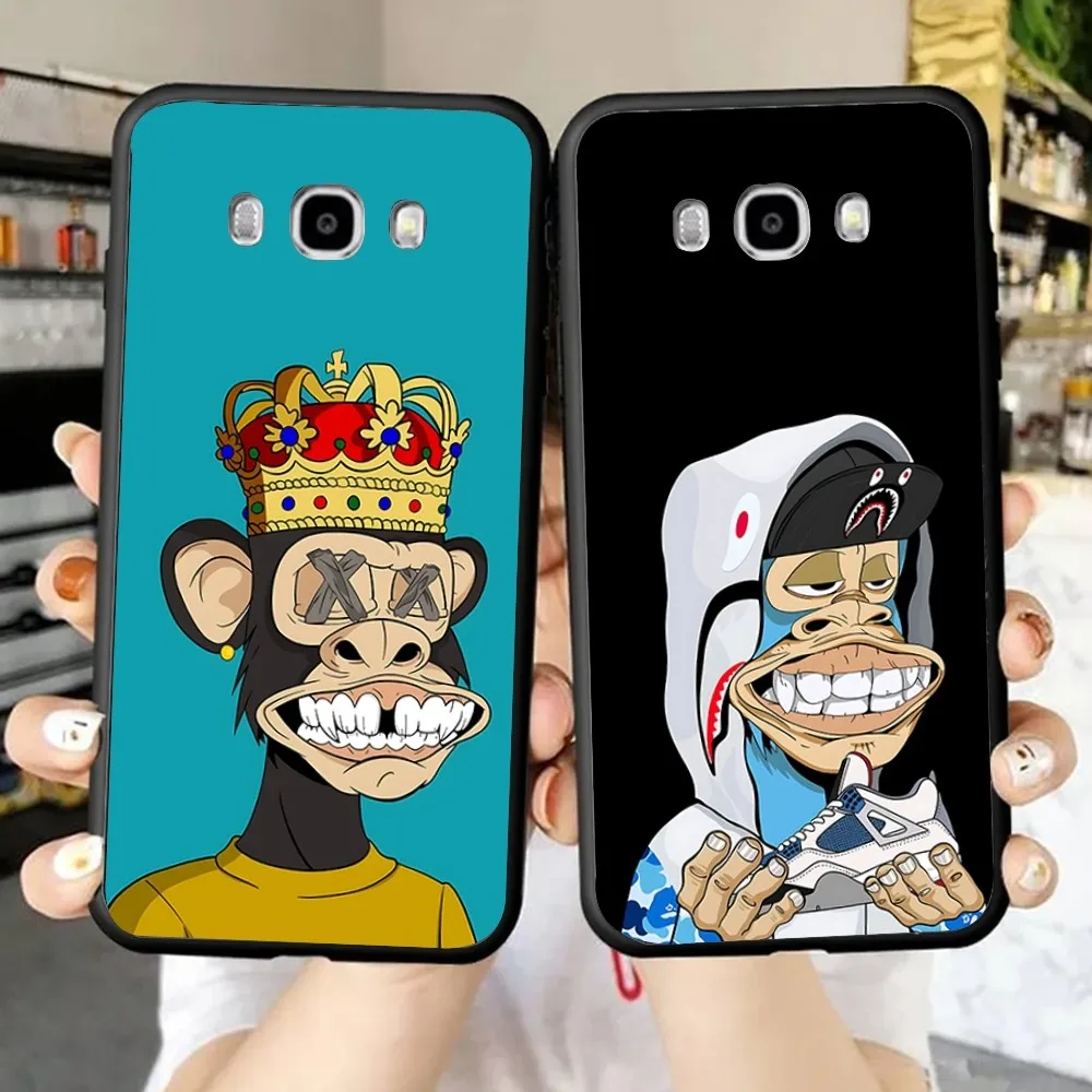 Модный современный Забавный чехол с обезьяной Bayc Hype Ape для телефона Xiaomi 11 Redmi Note 11 5G 8T 9A 9 10T Note8Pro Note9 12SUltra Black Ca