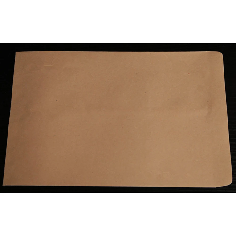 

100Pcs 165x100mm Retro Blank Envelopes Thickening Kraft Paper Envelopes for Multipurpose Business Use Personal Letter Sending (B