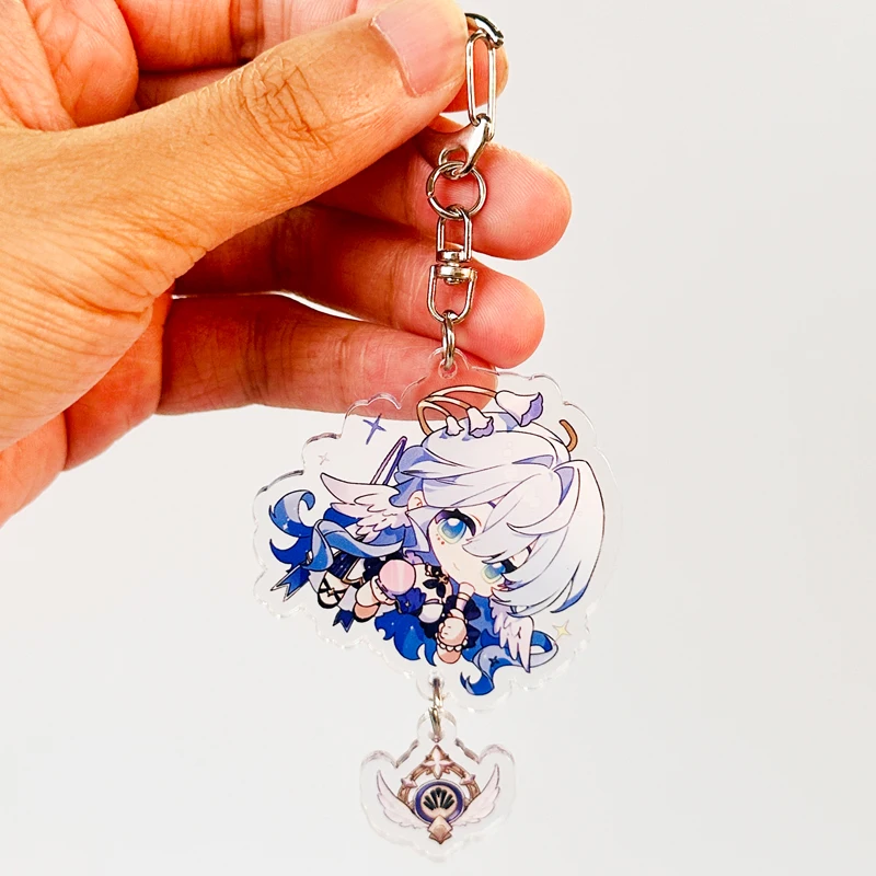 Anime Honkai: Star Rail Firefly Robin Cosplay  Pendant Cute Keychain Ambitus