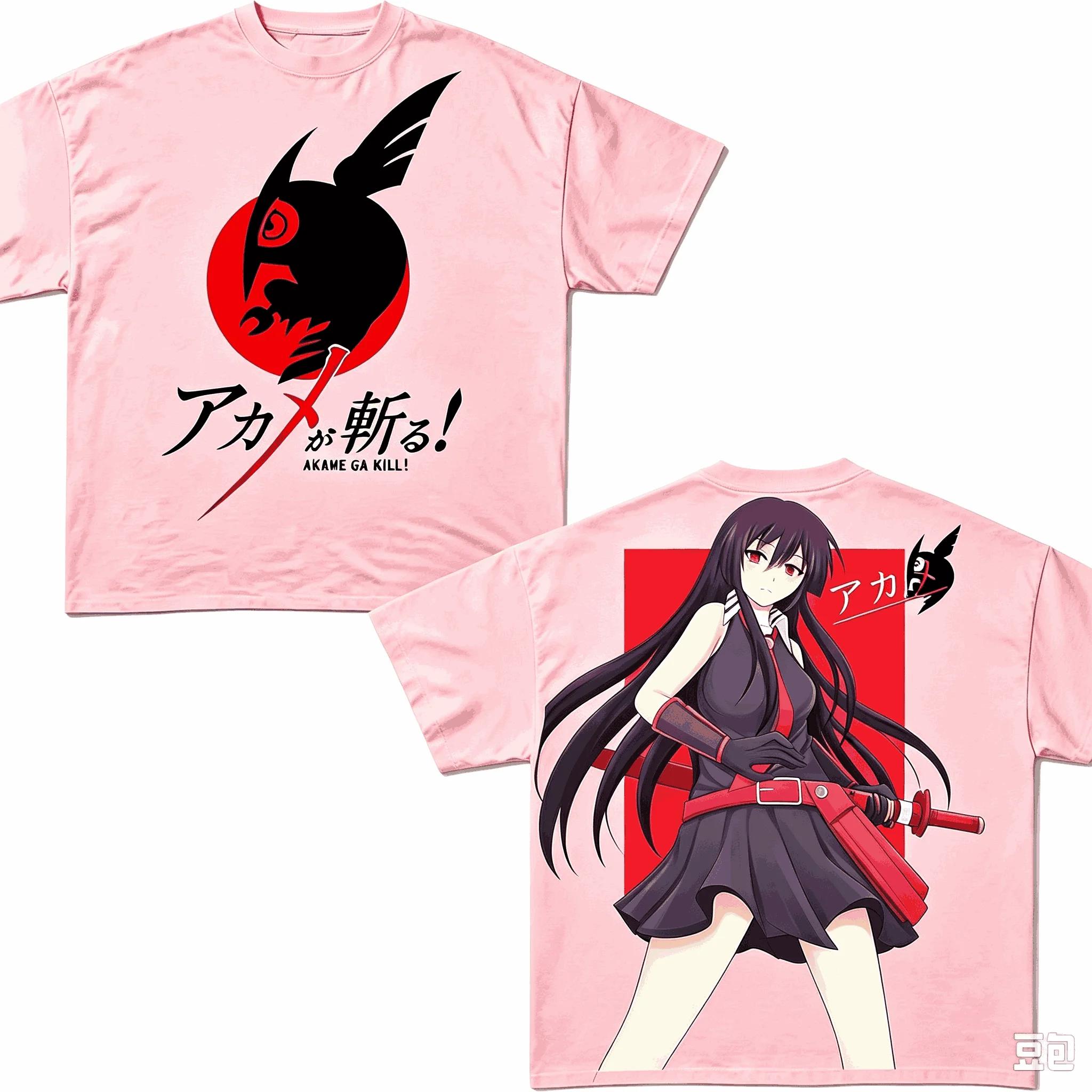 Akame ga Kill! T-shirts Vintage Oversized Unisex Hip Hop Street T Shirt Casual Loose Streetwear Trendy Cotton Couples Breathable