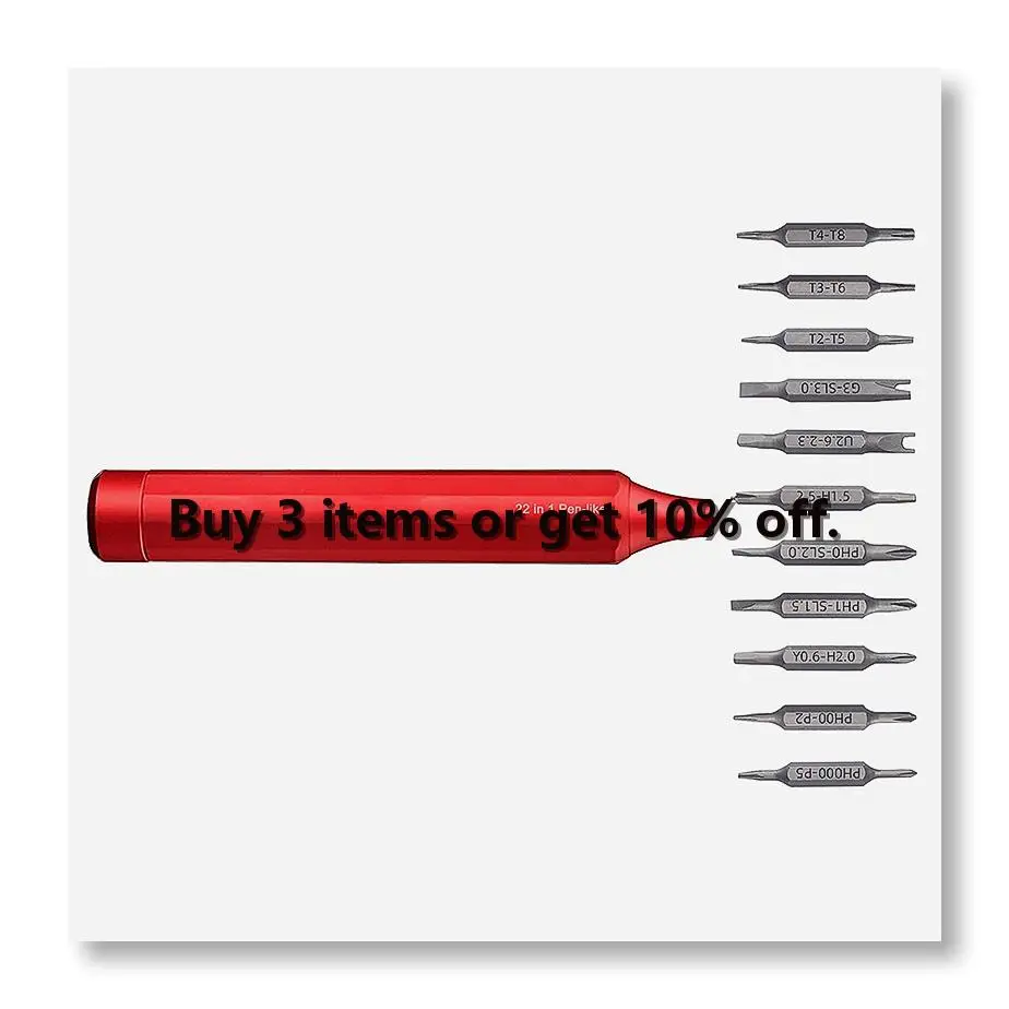✼22 in 1 Precision Screwdriver Set, Pen Shaped Small Precision Mechanic Tool Set, Household Mini Screwdriver Set