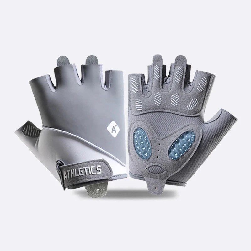 المرأة نصف اصبع قفازات ركوب الدراجات المضادة للانزلاق امتصاص الصدمات تنفس اللياقة البدنية دراجة قفازات للرياضة الصالة الرياضية التدريب ركوب الدراجة