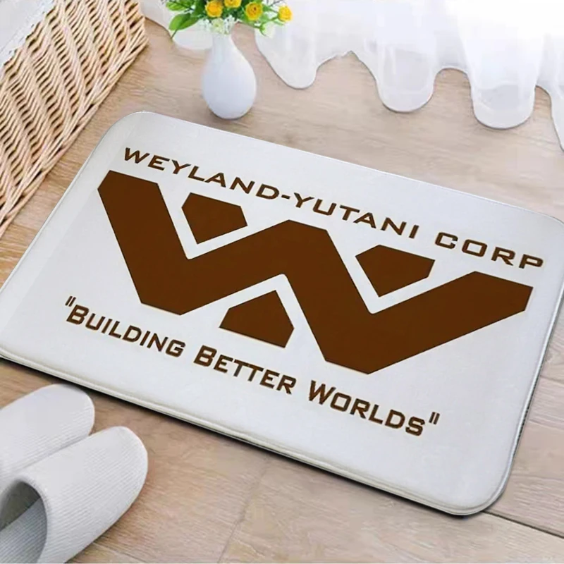 Entrance Door Floor Mats Weyland Yutani Kitchen Carpet Balcony Hallway Prayer Rug Home Decor Living Room Welcome Doormats Rugs