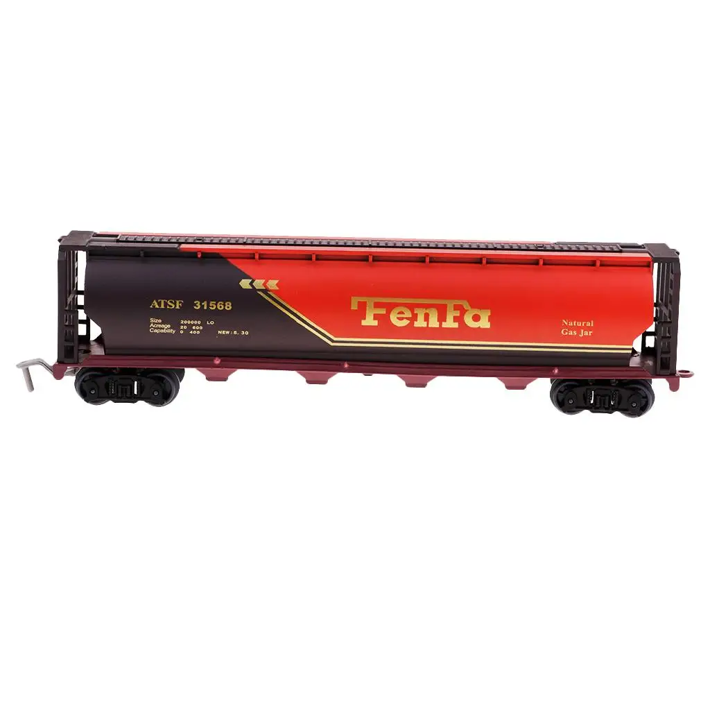 Scale Simulation Train Model Carriage Children Toy Electric Track Train Freight Car Railroad Car Diorama Wargame Accessory